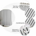 thumbnail image 5 of Stripes Shower Curtain Set ，Waterproof Fabric Shower Curtains Modern Art Black Beige Shower Curtains for Bathroom,Bathroom Decor 72"x72", 5 of 7