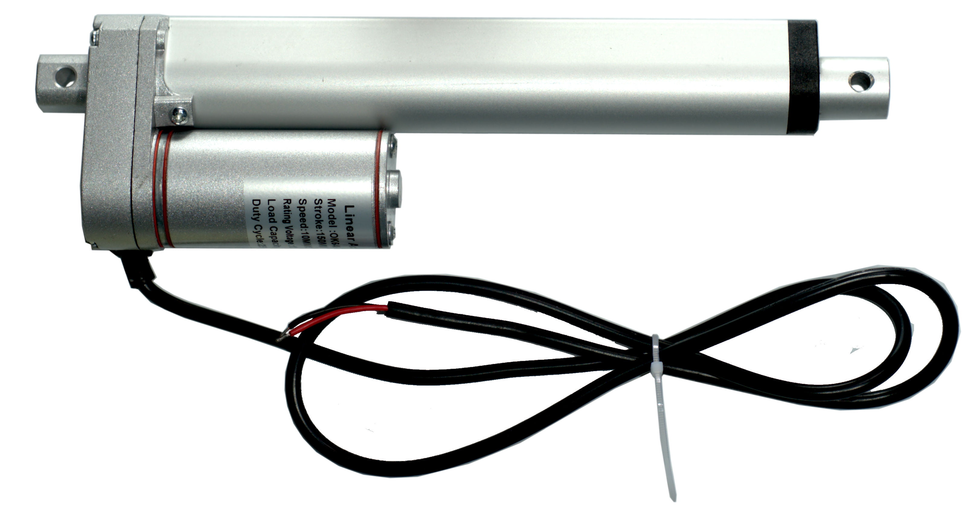6 Inch Linear Actuator Kit:12-v w/ 225 lbs max load:Includes Wiring Switch Kit 