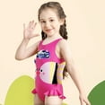 thumbnail image 7 of LRen Girls Swimsuits Size 10-12 One Piece Ruffle Beach Swimwear for Kids Cute Summer Tankini Swimsuit Girls Beach Swimwear Girls Swimsuit Bathing Suits, 7 of 7