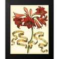 thumbnail image 2 of Vision Studio 20x24 Black Modern Framed Museum Art Print Titled - Ribbon Florals II, 2 of 5