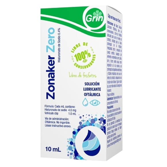 Solución Oftalmica Zonaker Zero 0.4% 10 Ml