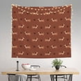 thumbnail image 2 of Sikiie Dachshund Dog Puppy tapestry wall hanging home decor for bedrooms, living rooms, dorms 60x51in, 2 of 6
