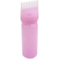 thumbnail image 1 of Nueva botella de champú en crema para tratamiento de color de cabello con aceite, 120 ml, dispensador, cepillo aplicador, color rosa, 1 of 4