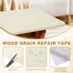 thumbnail image 3 of Cinta de reparación de grano de madera Uxcell 2" x 33ft parche autoadhesivo realista para pisos de madera con raspador de plástico para mesas, puertas, ventanas, muebles y sillas, Roble Blanco, 3 of 7
