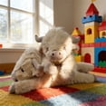 thumbnail image 5 of YujiCraft Easter Toys Scottish Highland Cow Plush Stuffed Animal, Soft Long Hair Simulation Cow Toy, Novelty Throw Pillow Decor for Birthday Gift,as shown, 5 of 6