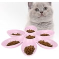 thumbnail image 1 of Cuenco de comida para gatos con forma de pétalo de flor, cuencos de agua para gatos, 1 Uds., 1 of 5