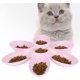 thumbnail image 1 of 1 cuenco de comida para gatos con forma de pétalo de flor, cuencos de agua para gatos, comedero para múltiples gatos, cuenco de alimentación para perros, cachorros, gatos (rosa) Sailing Electrónica, 1 of 5