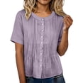 thumbnail image 5 of Cotton Linen Shirts For Women Womens Gauze Tops Linen Blouse Gauze Tunic Tops For Women Peasant Blouse Beach Vacation Tshirts Linen Long Sleeve Shirt Women Oversized Linen Shirts For Women, 5 of 9