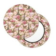 thumbnail image 2 of KLL Rose Flowers Round Bar Chair Cushion Cover 14 inch ,Bar Stool Protector with Elastic, Soft Washable, 2 of 6