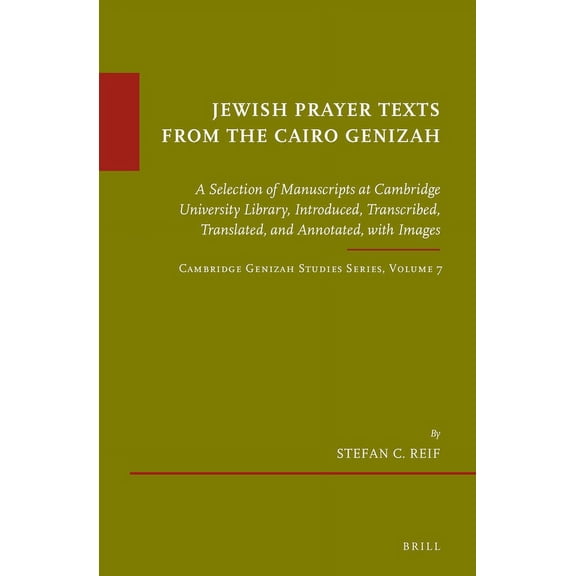 Ãtudes Sur Le JudaÃ¯sme MÃ©diÃ©val Jewish Prayer Texts from the Cairo Genizah, Book 66, (Hardcover)