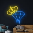 thumbnail image 4 of Handmadetneonsign Diamond King Neon Sign, Jewelry Neon Light, Diamond Store Led Sign, Jewelry Light, 4 of 5