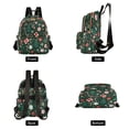 thumbnail image 2 of Quilted Backpack Fashion Backpack 10.23*5.11*12.59 Inch Women's Fashion Backpack Picnic Shopping Travel Out Sports backpack Christmas Elements, 2 of 7