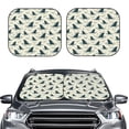 thumbnail image 2 of Haiem Party Shark Cute Car Windshield Sun Shade (2 Pieces) Foldable Windshield Sun Shade Car Accessories for Truck SUV Pickup-Small, 2 of 7