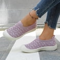 thumbnail image 5 of Women's Orthopedic Walking Shoes - Lightweight, Loose Fit, Breathable, Mesh-Comfortable, Soft Sneakers Pink 5.5, 5 of 6