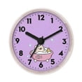 thumbnail image 1 of DimyFew Wall Clock Waterproof Bathroom Clock Small Digital Round Clock with Suction Cup Anti Fog Feature for Quick Mounting Suitable for Restroom Bedroom White, 1 of 8