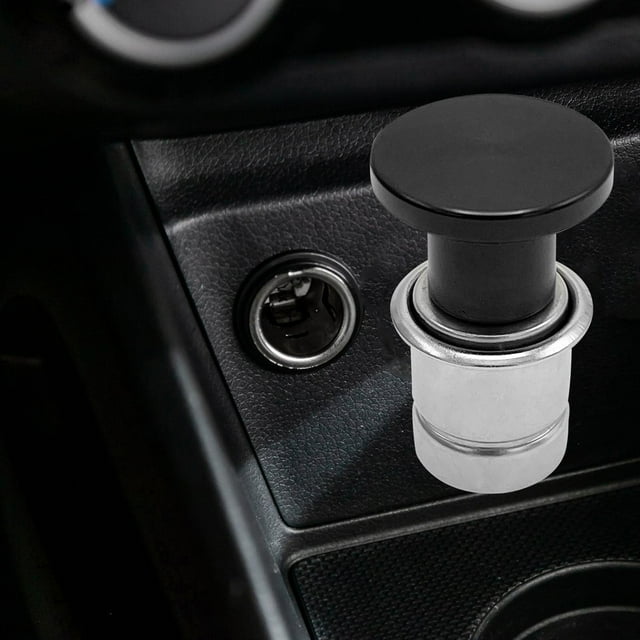 Car Lighter Lighter Socket for Auto Truck Accessory Black