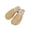 golden, variant on Women Mesh Flat Sandals Breathable Slip On Slingback Woven Closed Toe Lightweight Casual Summer Shoes