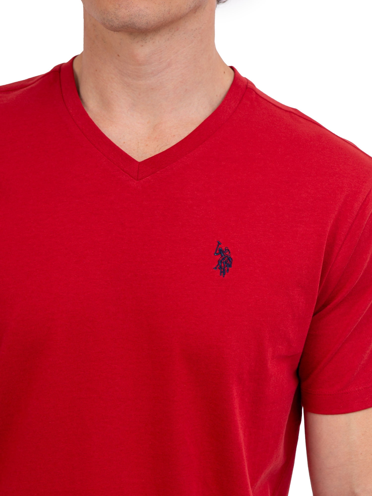 U.S. Polo Assn. Men's Basic Short Sleeve V-Neck T-Shirt