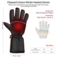 thumbnail image 2 of CHAO Guantes Térmicos Estilo 1 para Hombres y Mujeres para Montar al Aire Libre Guantes Térmicos Eléctricos Cálidos y Resistentes al Frío en Invierno con Interruptor de Tres Velocidades La Caja de Bat, 2 of 5