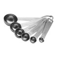 thumbnail image 4 of leyfeng Juego de cucharas medidoras 6 piezas Cucharas medidoras de metal de acero inoxidable para cocinar Cucharadita para hornear Cucharadita, 4 of 8