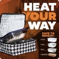 thumbnail image 2 of HOTLOGIC Mini Portable Electric Lunch Box Food Heater - Innovative Food Warmer and Heated Lunch Box for Adults Car/Home - Easily Cook, Reheat, and Keep Your Food Warm - HOUNDSTOOTH - 120V, 2 of 9