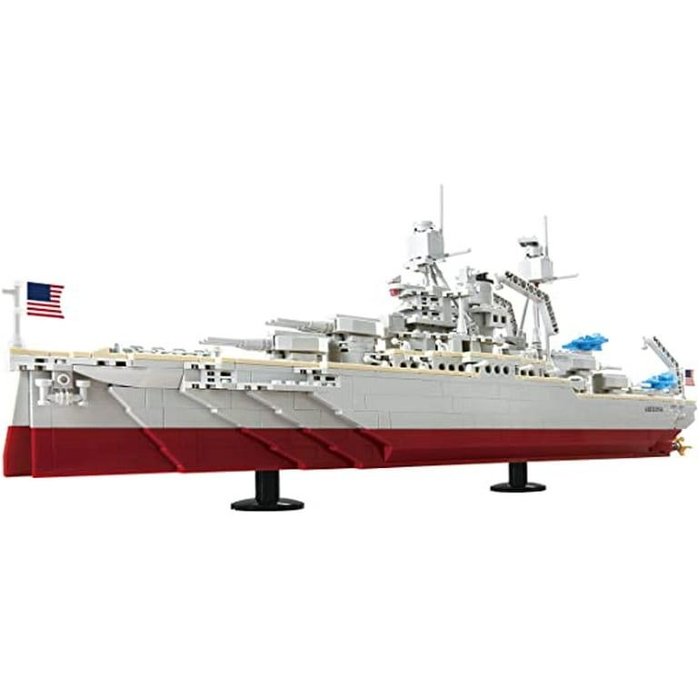 storm taxa enhed IMEX Oxford USS Arizona Battleship Interlocking Brick Building Set  (1,075pc) - Walmart.com
