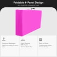 thumbnail image 3 of BalanceFrom All Purpose 4'x10'x2" Extra Thick High Density Anti Tear Gymnastics Gym Folding Exercise Aerobics Mats, Pink, 3 of 13