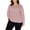 Pink - paspink, variant on Womens Knit Top Deep Plus Solid Ribbed Round-Neck 0X