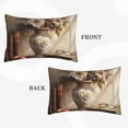 thumbnail image 2 of Daiia Vintage Floral Vase With Books Bedding Waterproof Pillow Protector Zippered Queen – Bed Bug Proof Pillow Encasement-20"x30", 2 of 6