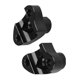 thumbnail image 4 of Black 1In Handlebar 1 1/2In Risers for Harley Dyna Softail Sportster XL 883 1200, 4 of 5