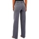 thumbnail image 2 of Pantalones elásticos de cintura baja para mujer con bolsillos, pantalones de vestir con pierna acampanada, pantalones pequeños para trabajo de oficina BusinessD-gray-double ButtonMedium, 2 of 5