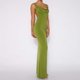 thumbnail image 3 of Vestido de tubo de señora para mujer vestido sin espalda con tirantes finos vestido largo informal elegante FLhrweasw Nuevo, 3 of 9
