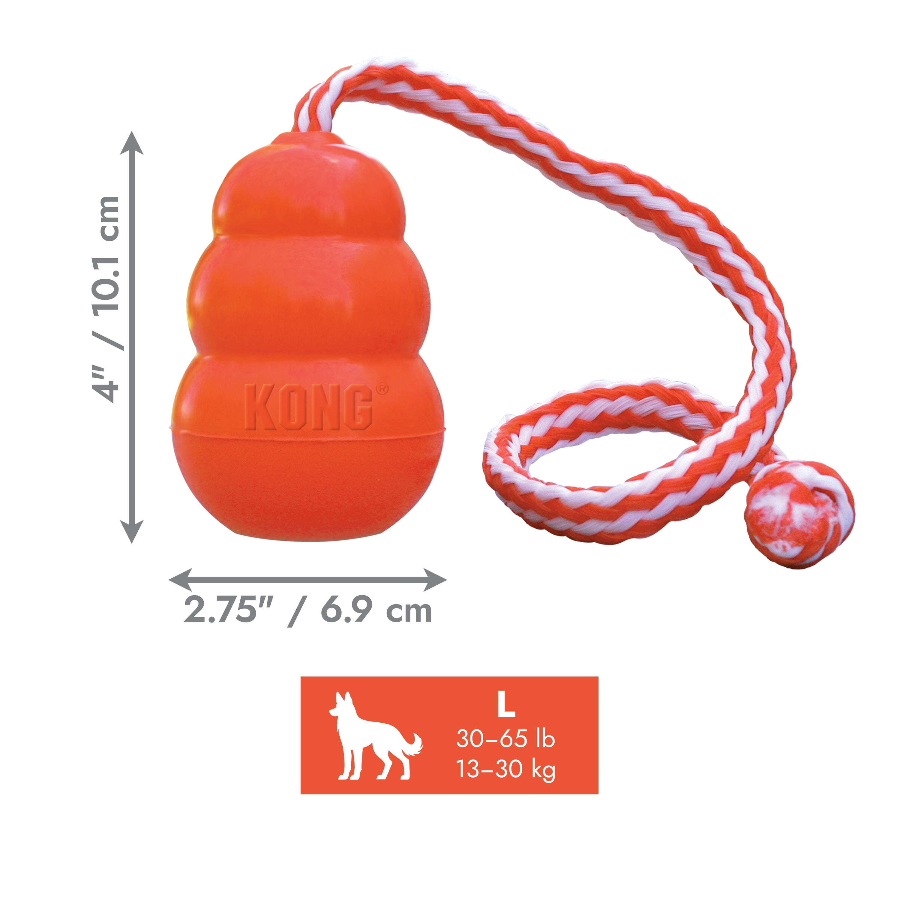 KONG® Aqua Floating Retrieval Dog Toy, Large, for Dogs Between 30-65 lbs