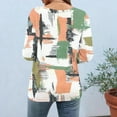 thumbnail image 6 of LiMoi Womens Summer Tops Dressy Casual Womens 3/4 Sleeve Shirts Plus Size Shirts for Curvy Women Graphic Tshirts Shirts for Women Get it Fast, 6 of 7