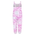 thumbnail image 5 of MEZZALL Combinaison Débardeur Imprimée pour Filles avec Pantalon Harem Adorable pour Tout-Petits Usage Quotidien, Rose Clair, 7-8 Ans, 5 of 5