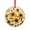 Pattern-1, variant on Vintage Kitten Illustration with Yellow Flowers Glass Christmas Ornament Kitty Cat Florals Glass Round Christmas Ornament Hanging Ornaments Xmas Tree Decor for Family Friends Lovers