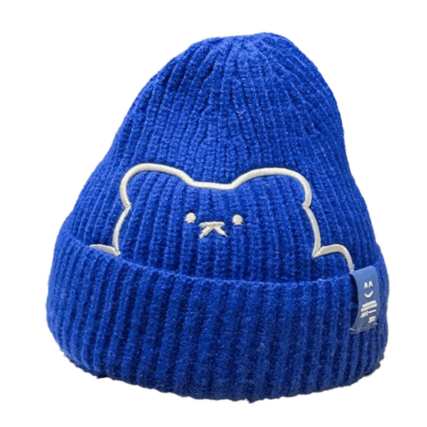 Gorro de lana para niños y niñas, gorros de invierno