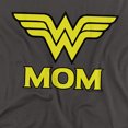thumbnail image 2 of DCO Wonder Mom Women's T Shirt, Charcoal, Small, 2 of 6