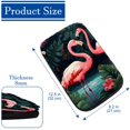 thumbnail image 4 of Flamingo Soft Comfortable Furry Printed Armrest Cover 12.5x8.2 Inch - Car Armrest Mat Accessory, 4 of 6