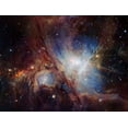 thumbnail image 2 of Drass, H. 32x25 Gold Ornate Wood Framed with Double Matting Museum Art Print Titled - Deep infrared view of the Orion Nebula from HAWK-I, 2 of 4
