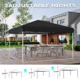 thumbnail image 2 of 10x10 Pop Up Canopy Tent, Outdoor Canopy Tent with 3 Adjustable Height, Easy Set Up Canopy with 4 Sandbags & Carrying Bag for Camping, Parties,Outdoor Events, 2 of 7
