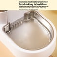 thumbnail image 5 of pitrice Dogs Water With Carbon Filter 4L Dog Water Quantitative Water Output - diameter Drinking Water - for Home Pets grey, 5 of 5