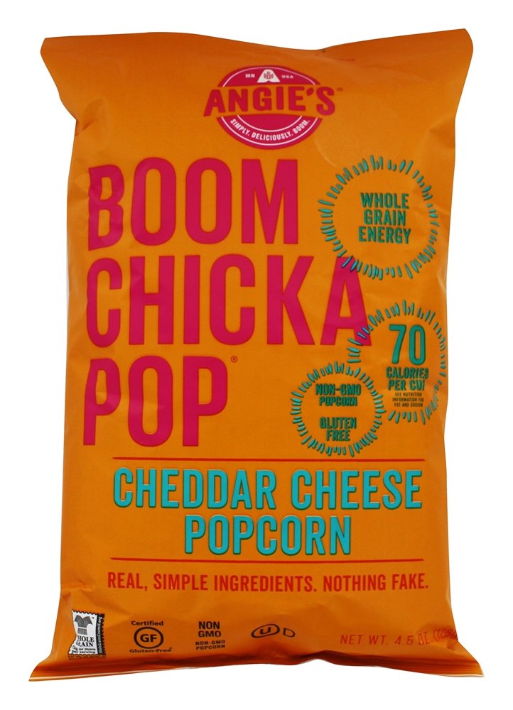 Angie's BOOMCHICKAPOP Popcorn Cheddar Cheese 4.5 oz. Walmart Canada