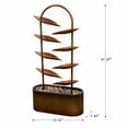 thumbnail image 3 of Rustic Metal Leaf Fountain - Outdoor, 3 of 5