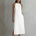 thumbnail image 5 of HAJWOH Graduation Dresses for Women 2025 Flowy Grad Dresses Trendy Petite Dresses Casual Sundresses Party Dresses Cocktail Dresses White XL, 5 of 5