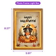 thumbnail image 5 of Happy Halloween Brittany Spaniel Witches Hat Pumpkin Carving Acrylic Plaque with Wood Photo Frame Box Brittany Dog Lover Gifts Idea Light Box - 02019, 5 of 5
