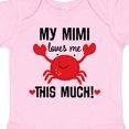 thumbnail image 4 of Inktastic Mimi Loves Me Grandson Boys or Girls Baby Bodysuit, 4 of 5