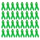 thumbnail image 1 of Alfileres de cinta Uxcell, 200 piezas de cinta de satén verde con alfileres de seguridad, 1 of 7
