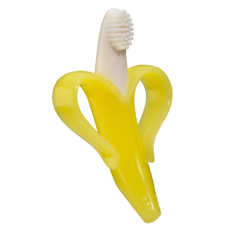 Baby Banana Yellow Banana Infant Toothbrush Easy to Hold Train
