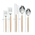 thumbnail image 3 of Mainstays 49 Piece Stainless Steel and Plastic Flatware Set with Tray, Cherry Blossom and Silver, 3 of 4